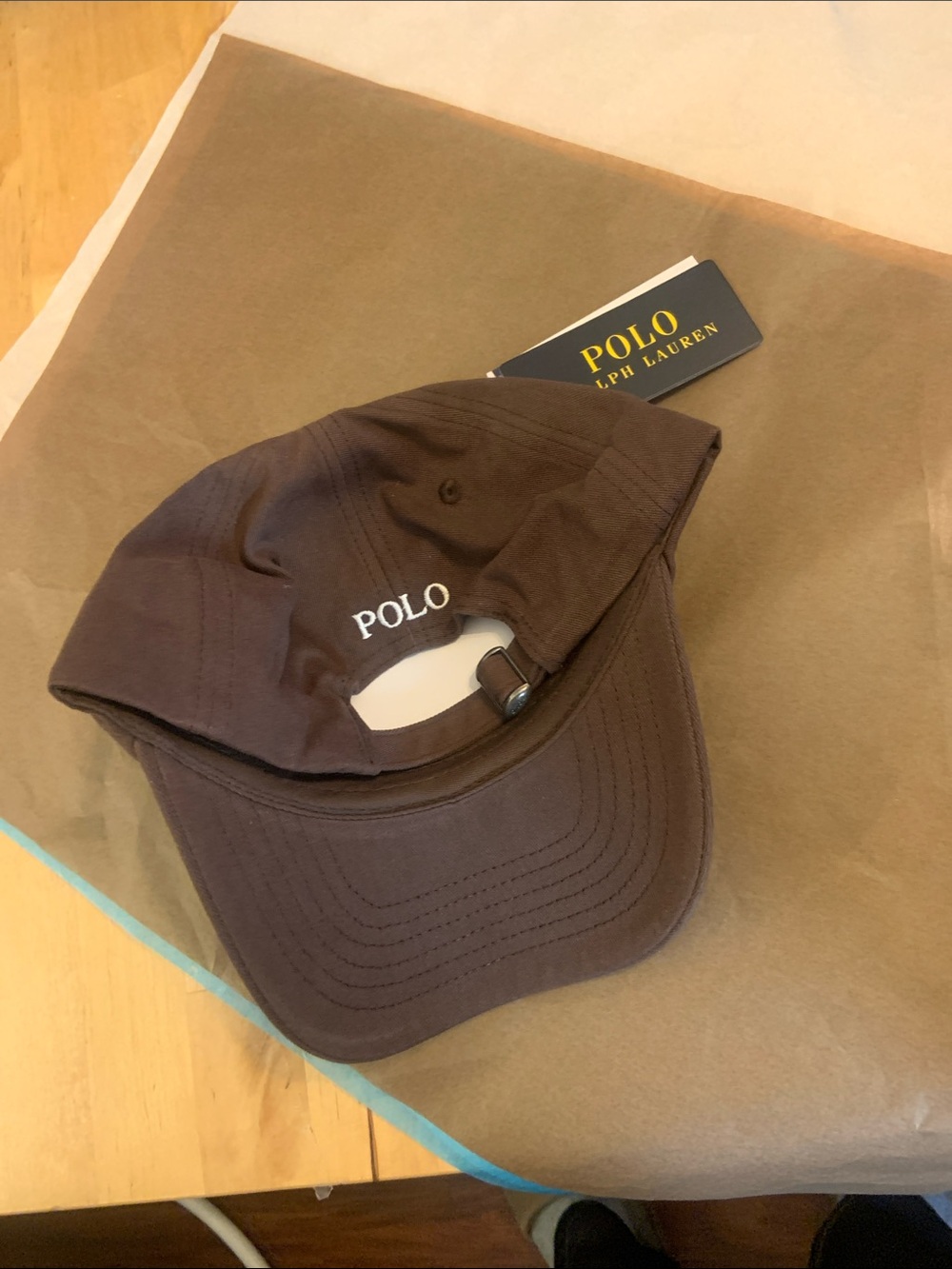 Ralph Lauren Chocolate Brown Polo Player Embroidered Cap - Picture 5 of 9